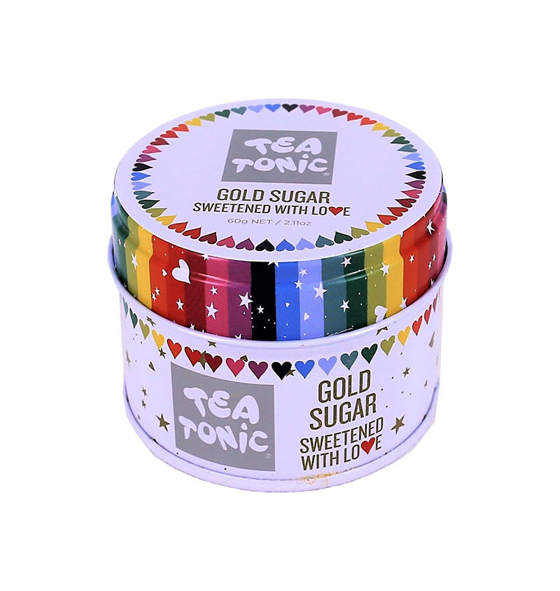 Gold Sugar With Hearts