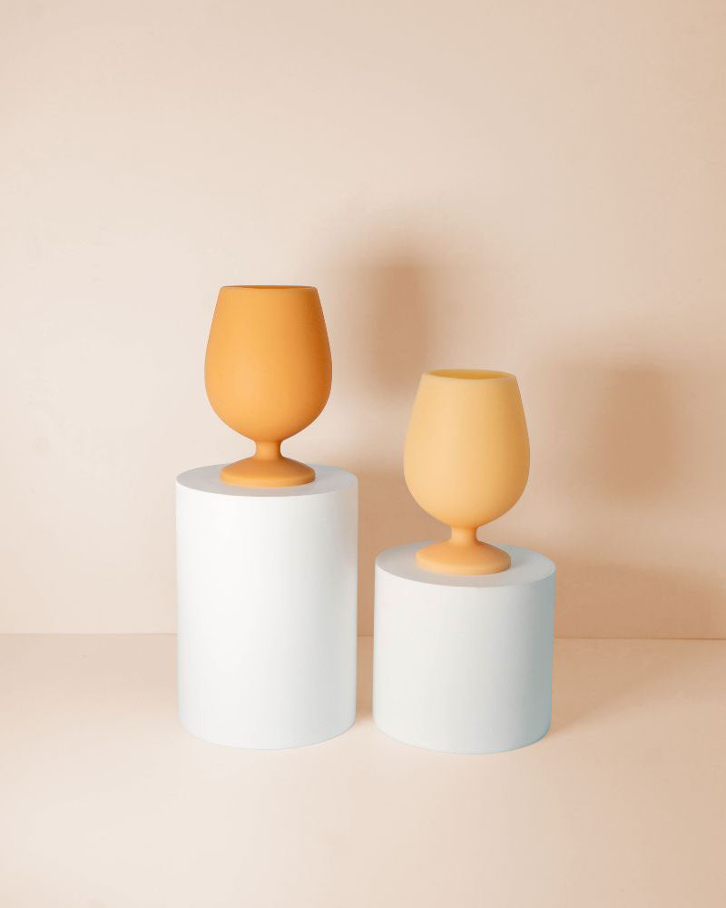 Silicone Unbreakable Glasses | Stemm | Wheat + Oat