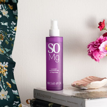 Lavender Magnesium Oil Spray Glass Bottle 150g