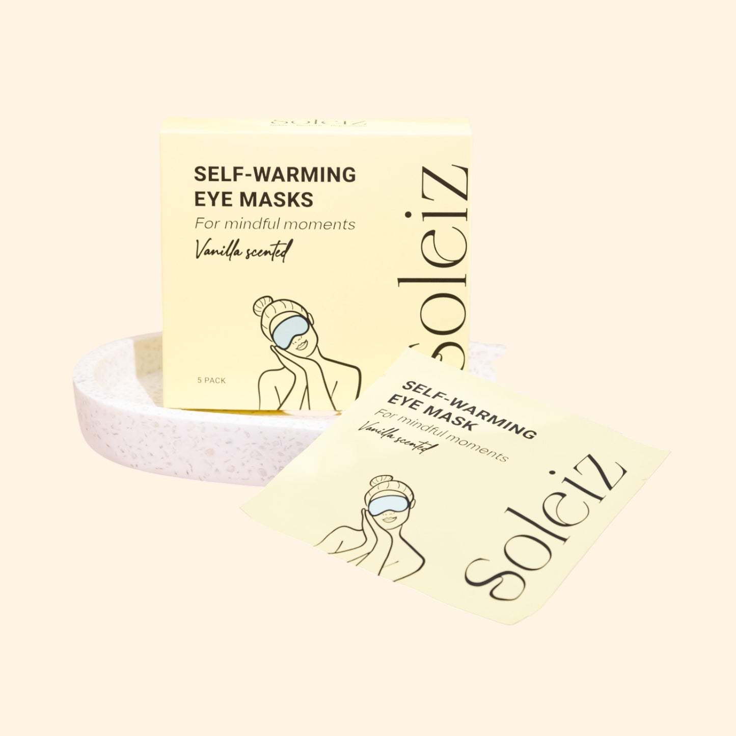 Vanilla Scented Self-Warming Eye Mask (5 Pack)